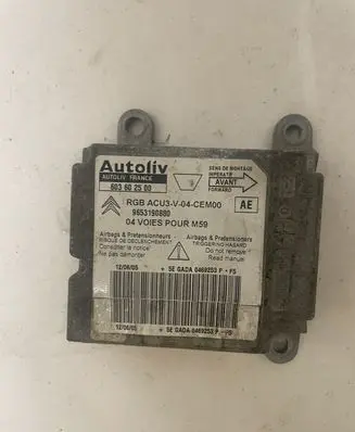 Peugeot Partner Airbag control unit/module 603602500