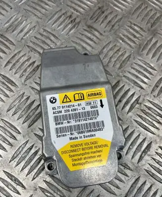 BMW 5 E60 E61 Airbag control unit/module 9114214 31911421401V