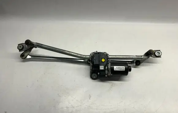 Front wiper linkage and motor