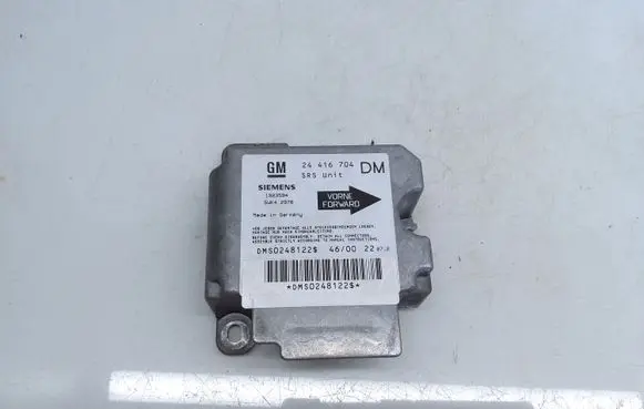 Opel Zafira A Airbag control unit/module 24416704