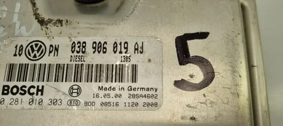 Volkswagen Golf IV Engine control unit/module 038906019AJ