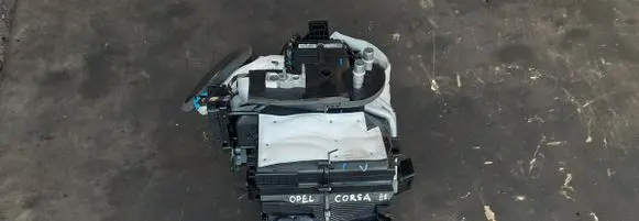 Interior heater climate box assembly