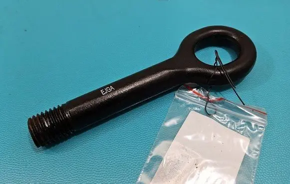Towing hook eye