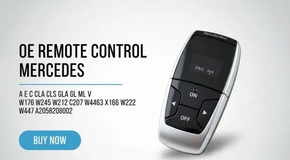 Mercedes-Benz E W212 Webasto auxiliary heater remote control A2058208002