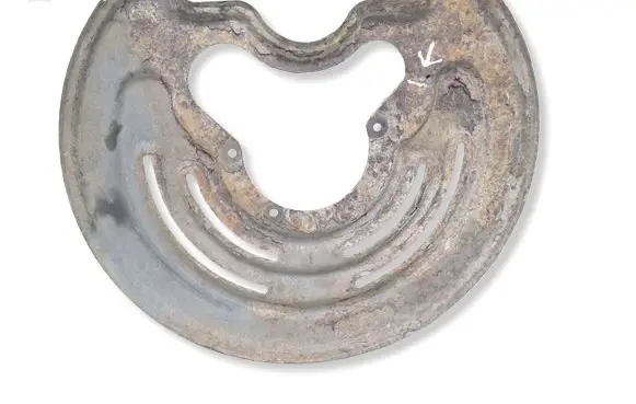 Opel Vivaro Rear brake disc plate dust cover 