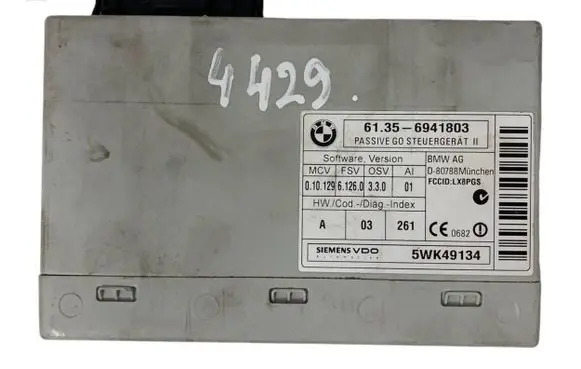 BMW 7 E65 E66 Comfort/convenience module 6941803 61356941803 5WK49134