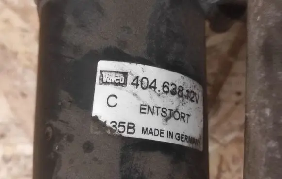 Peugeot 307 Front wiper linkage and motor