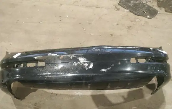 Audi Q7 4L Rear bumper juodas