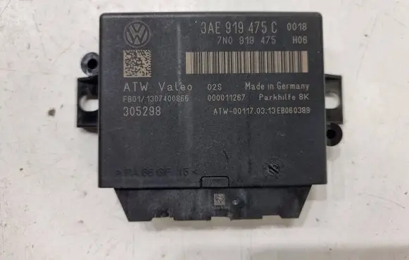 Volkswagen PASSAT CC Parking PDC control unit/module 3AE919475C 000011267 7N0919475