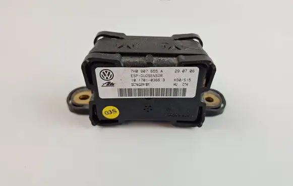 Volkswagen Polo V 6R ESP acceleration yaw rate sensor 7H0907655A