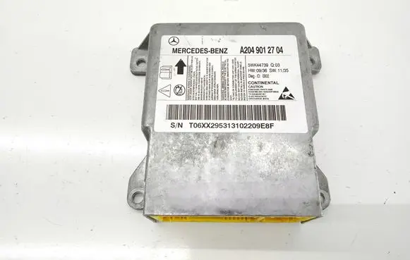 Mercedes-Benz C W204 Airbag control unit/module A2049012704 5WK44739
