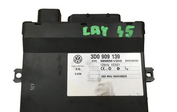 Keyless (KESSY) go control unit/module