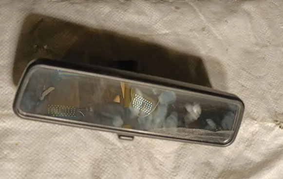 Volkswagen Touareg I Rear view mirror (interior) E9014022