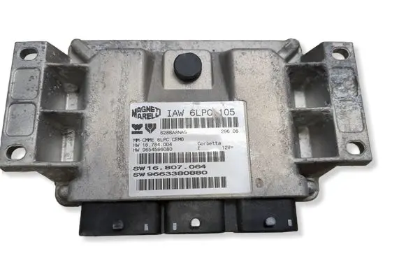 Peugeot 207 Engine control unit/module 9654596080 9663380880