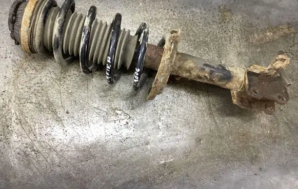 Opel Zafira B Front shock absorber with coil spring