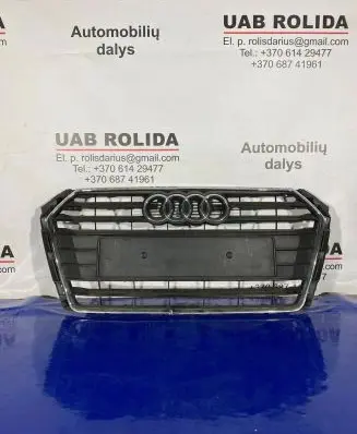 Audi A4 S4 B9 Front bumper upper radiator grill 8W0853651