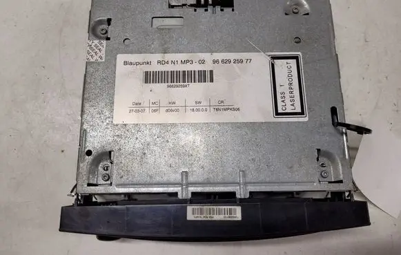 Peugeot 307 Radio/CD/DVD/GPS head unit 9662925977 96629259XT 815BP512771525657