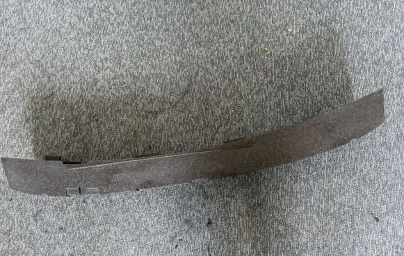 Front bumper foam support bar