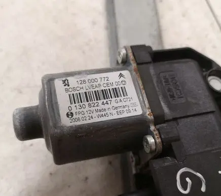 Citroen C5 Rear door window regulator with motor 0130822447 128000772