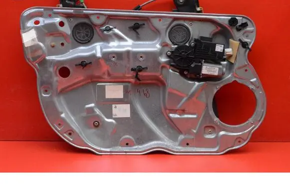 Volkswagen Polo IV 9N3 Front door window regulator with motor 6Y2959802