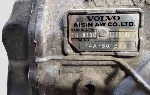 Volvo V60 Automatic gearbox 1283148 TG81SC 31331243