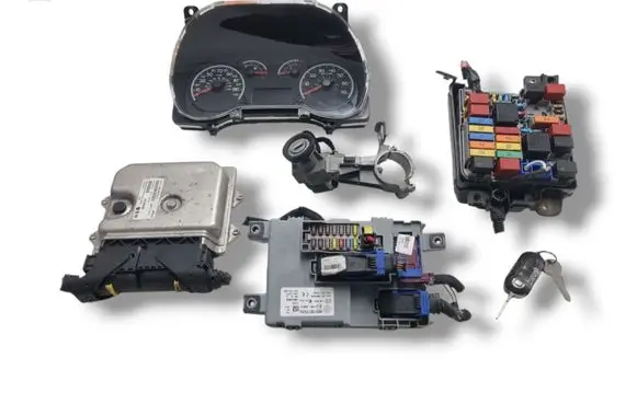 Fiat Doblo Engine ECU kit and lock set BC.0111601.B 55246588