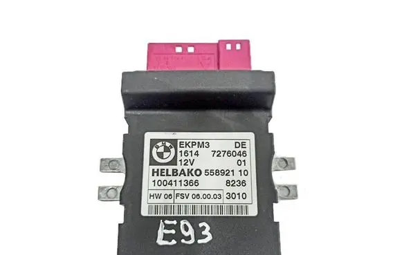 BMW 3 E92 E93 Fuel injection pump control unit/module 16147276046 55892110 100411366