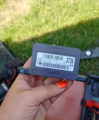 Opel Astra J ESP acceleration yaw rate sensor 13505726 BF31B252J3 10170107263