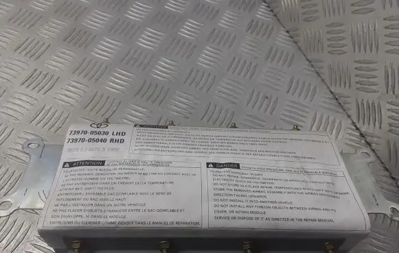 Toyota Avensis T220 Passenger airbag 73970-05030LHD