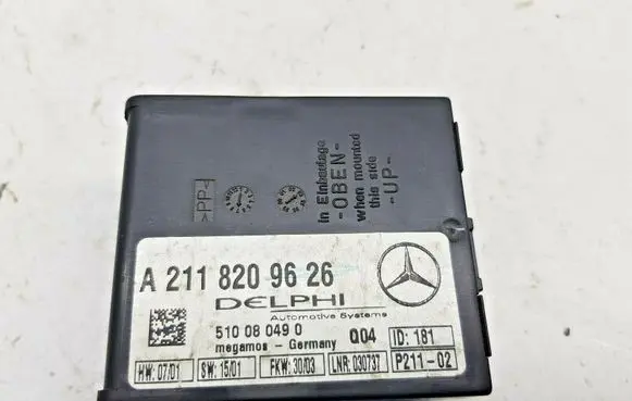 Mercedes-Benz E W211 Alarm control unit/module A2118209626 nr2667
