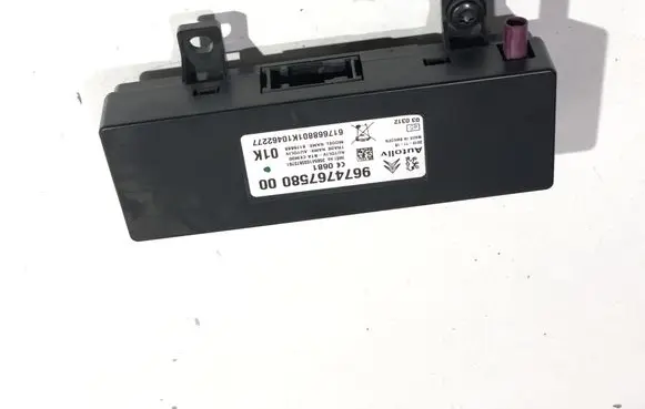 Peugeot 5008 Bluetooth control unit module 9674767580