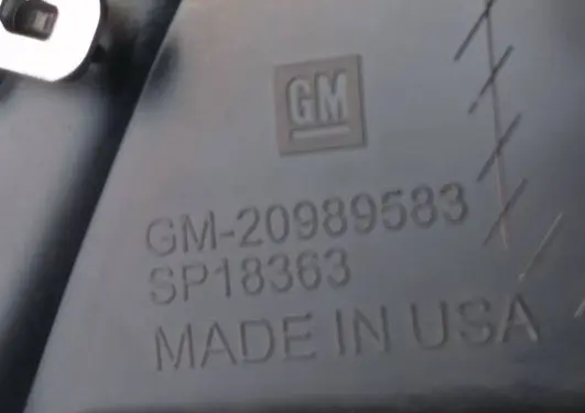 Chevrolet Corvette C7 Dashboard air vent grill cover trim 20989583