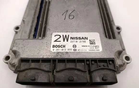 Nissan Qashqai Engine control unit/module 23710JD78B 1039S21009 0281013855