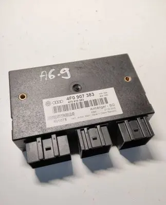 Audi A6 S6 C6 4F Tow bar trailer control unit/module 4E0910383 4F0907383