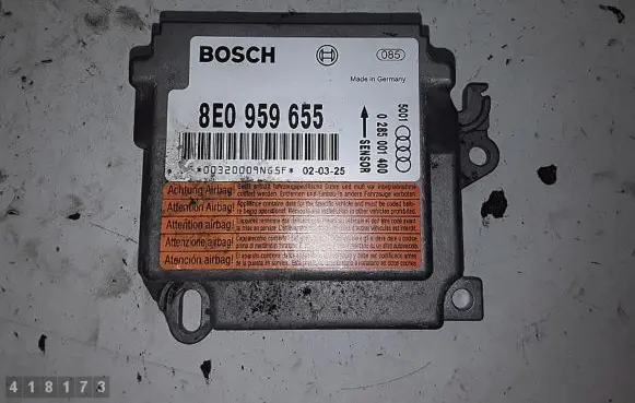 Audi A4 S4 B6 8E 8H Airbag control unit/module 8E0959655