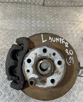 Front wheel hub spindle knuckle