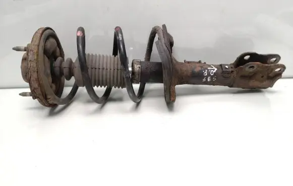 Front shock absorber with coil spring
