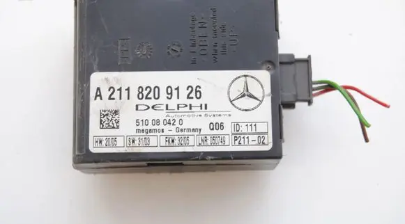 Mercedes-Benz E W211 Other devices A2118209126