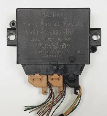 Jaguar XF X250 Parking PDC control unit/module 9W83-15K866-BB