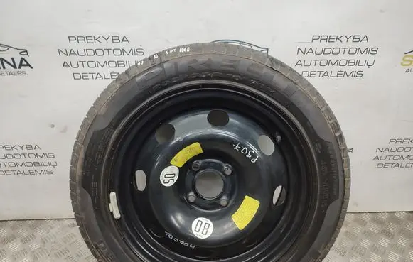 Peugeot 307 R16 spare wheel 