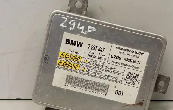 BMW 3 E90 E91 Headlight ballast module Xenon 7237647