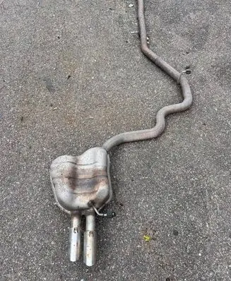 Skoda Superb B6 (3T) Muffler/silencer 077110120H 1T0253611F 75339411
