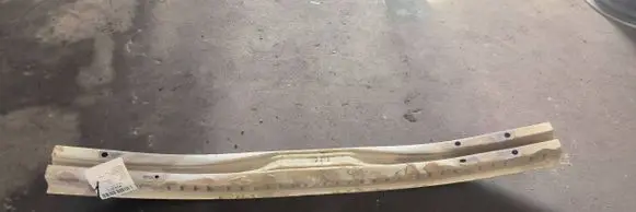 Rear bumper support beam