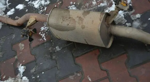 Peugeot 2008 I Muffler/silencer 