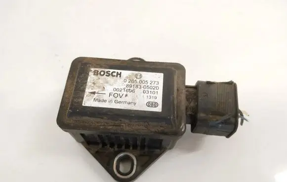 Toyota Avensis T250 ESP acceleration yaw rate sensor 0265005273 89183-05020