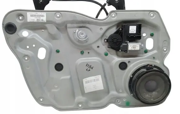 Volkswagen Touran I Front window lifting mechanism without motor 1T1837729AE