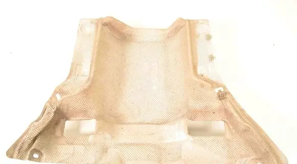 Heat shield in engine bay