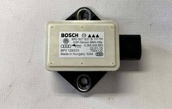 Audi A4 S4 B7 8E 8H ESP acceleration yaw rate sensor 8R0907637B 0265005853