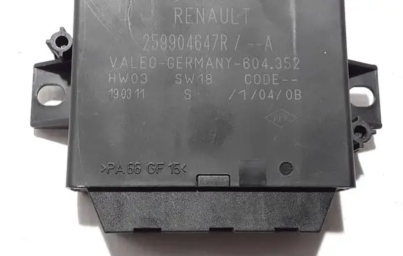 Renault Laguna III Parking PDC control unit/module 259904647R