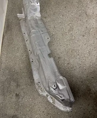 BMW XM Exhaust heat shield 9451755 22194810 A1995